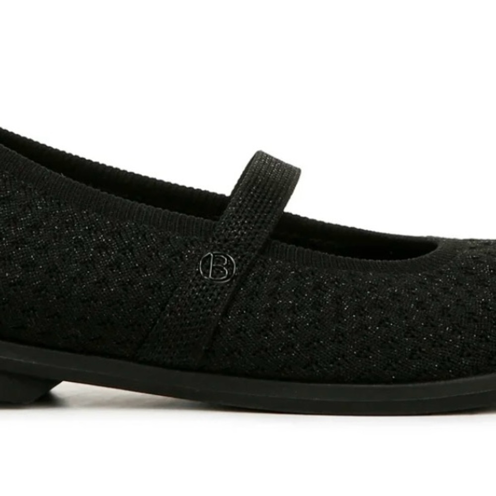 Bzees Black Mary Jane Flats